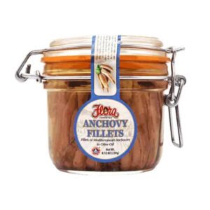 Anchovy Fillets in Olive Oil - Hermetic Glass Jar - 8.12oz