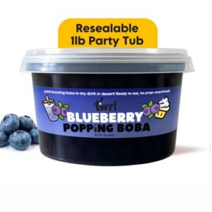 Blueberry Popping Boba 1lb Party Tub