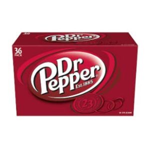 Dr. Pepper Soda, 12 oz. Cans