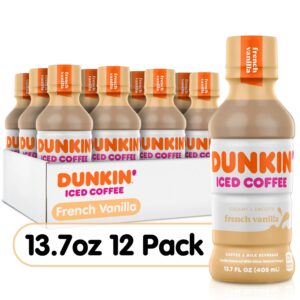 Dunkin' Donuts Iced Coffee French Vanilla 12/13.7oz