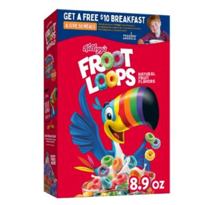 Froot Loops Cereal 8.9 oz Single Box