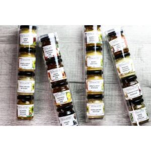 Gourmet Gift Tubes - 4 - 2 oz. Mini Jars