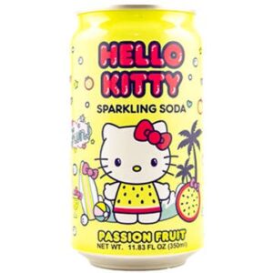 Hello Kitty Sparking Soda Passion Fruit Flavor 350ml