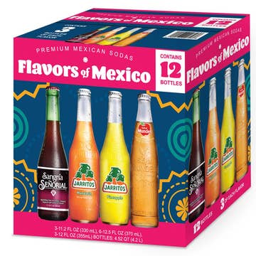 Jarritos Flavors of Mexico Variety 12PK X 12.5 oz