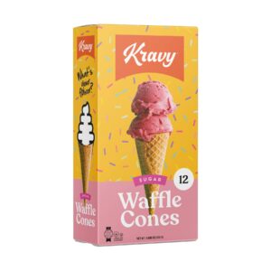 Kravy Sugar Waffle Cones