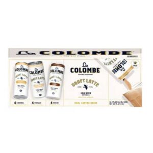 La Colombe Coffee Draft Latte, Variety Pack, Cans,9 Fl. oz.