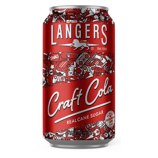 Langers Craft Cola Made with Real Cane Sugar
