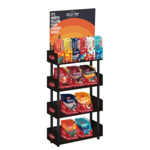 Meat Snacks Wooden Display (Jerky Bags & Meat Sticks)