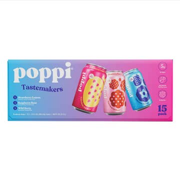 Poppi Prebiotic Soda Tastemakers Variety 12 oz.