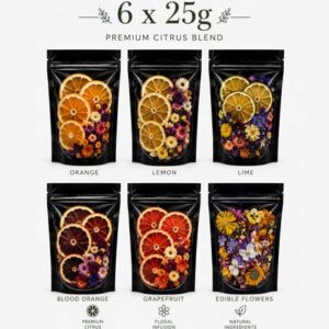 Premium Citrus & Floral Sampler Collection - 6 X 25g