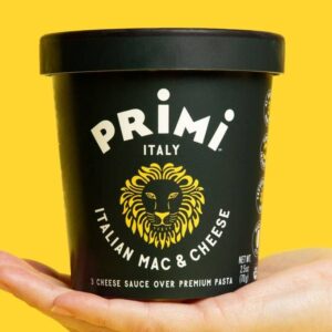 Primi Italian Mac & Cheese Pasta Cup - Case of 12