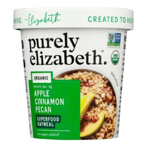 Purely Elizabeth Apple Cinnamon Pecan Oatmeal, 12-Pack