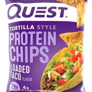 Quest Protein Chips Loaded Taco 1.1 oz 8ct Tray