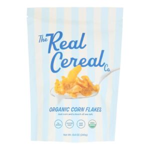 Real Cereal Co. Organic Corn Flakes, 6-Pack of 8.4 oz