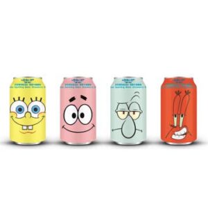 Spongebob Sparkling Water Strawberry 24/box