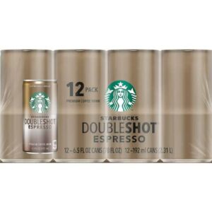 Starbucks Doubleshot Espresso Coffee Cans, 6.5 Fl. oz