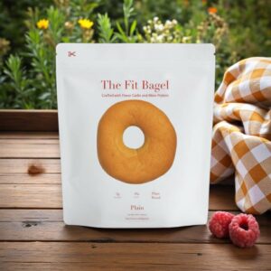 The Fit Bagel - Plain Bagels, 4 Count
