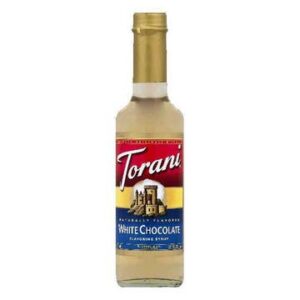 Torani White Chocolate Flavoring Syrup, 12.7 oz (Pack of 4)