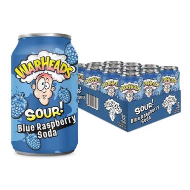 Warheads Soda: Blue Raspberry 12 Pack